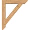Ekena Millwork Traditional Slat Smooth Bracket w/ Offset Brace, Western Red Cedar, 7 1/2"W x 38"D x 44"H BKT0806X38X44TRA06SWR - alternate 4